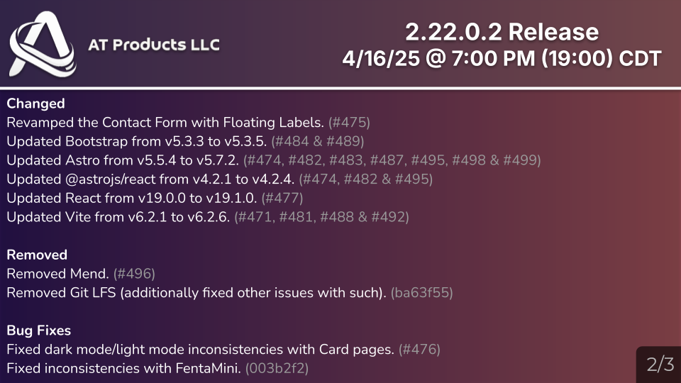 2.22.0.2 Release Slide 2
