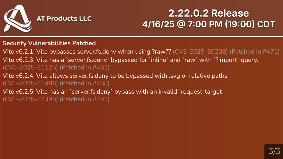 2.22.0.2 Release Slide 3
